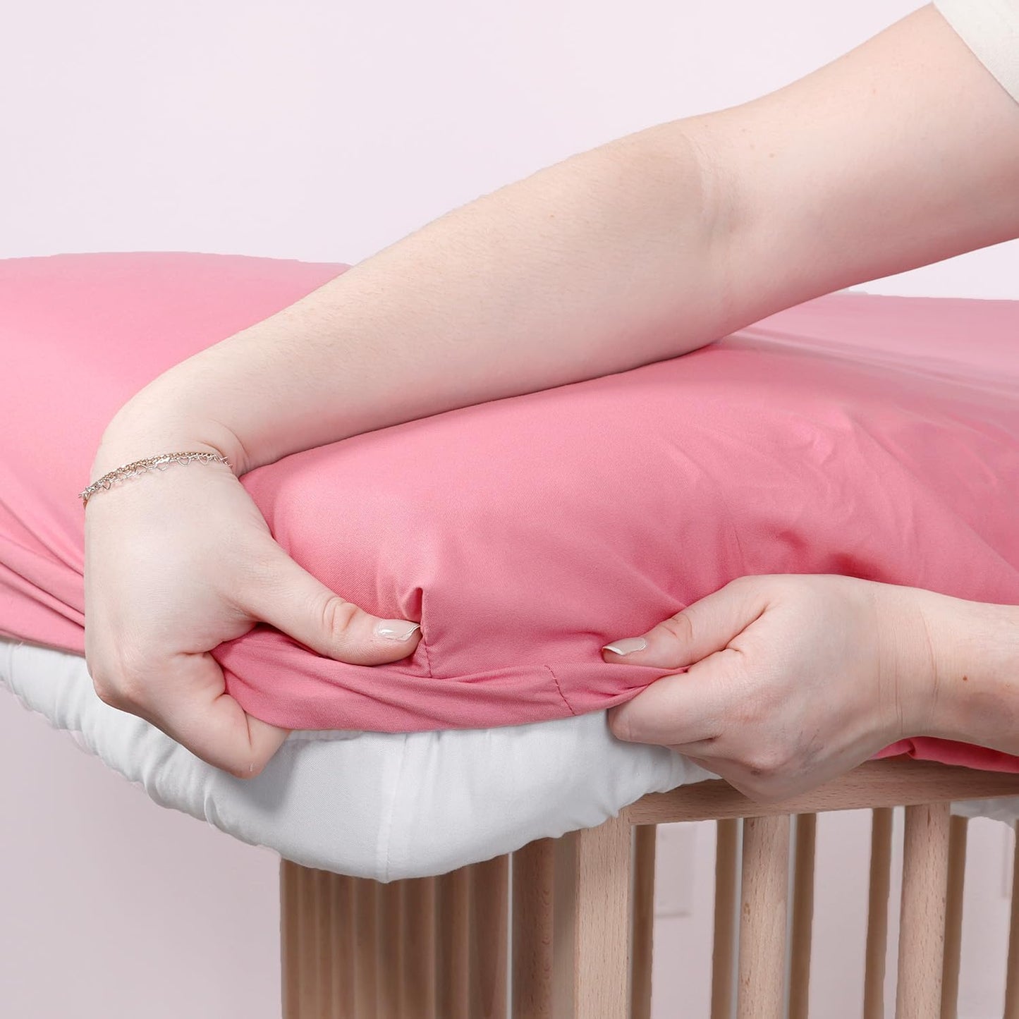 The Peanutshell 4-Pack Fitted Crib Sheet Set - Super Soft & Breathable Baby Girl Crib Sheets