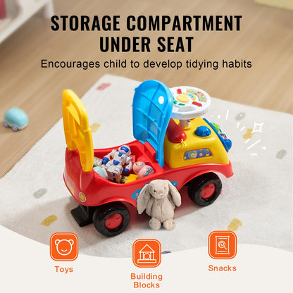 VEVOR Ride On Push Car for Toddlers, Ages 19+ Months, Ride Racer, Sit to Stand Toddler Ride On Toy