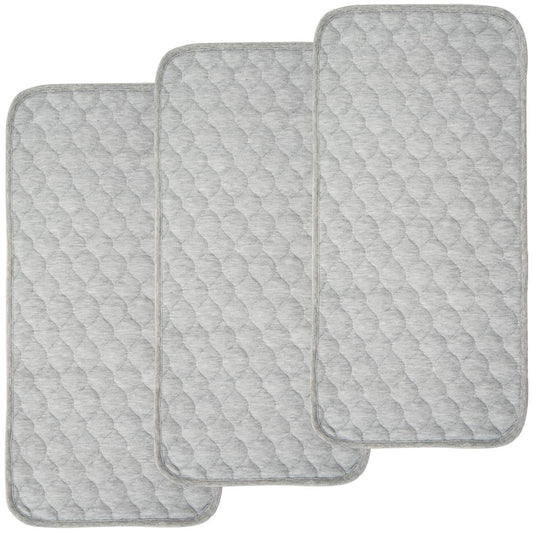 BlueSnail Quilted Thicker Waterproof Changing Pad Liners 3 Count(Gray 13??x 27??