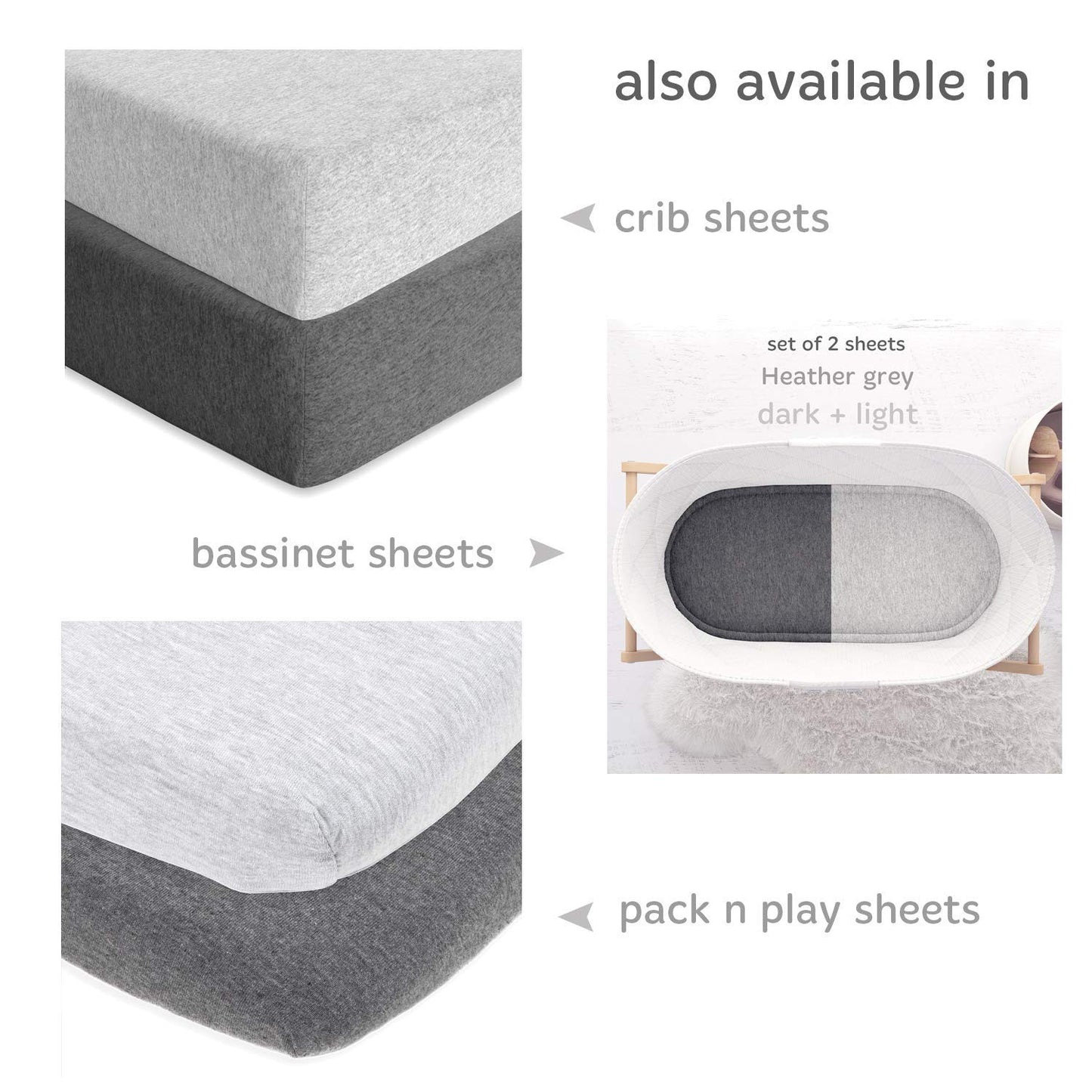 Cuddly Cubs Changing Pad Covers ??2 Pack ??Snuggly Soft Plush Cotton Changing Table Covers for Boy, Girl ??Fits Perfectly on Summer Infant and Other 16 x 32 Baby Changing Table Pads ??Heather Grey