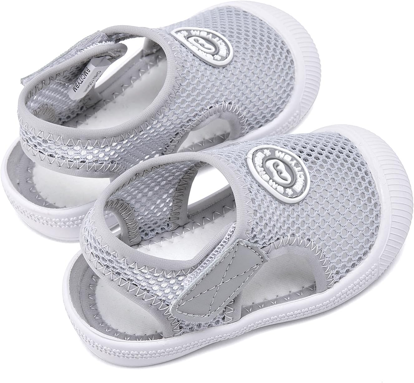 BMCiTYBM Baby Boy Girl Closed Toe Summer Sandals Lightweight Shoes Infant Non-Slip First Walking Sneakers 6 9 12 18 24 Months