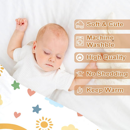 Ship Next Day, Personalized Baby Blanket – Printed in USA, Custom Baby Blanket for Boys & Girls