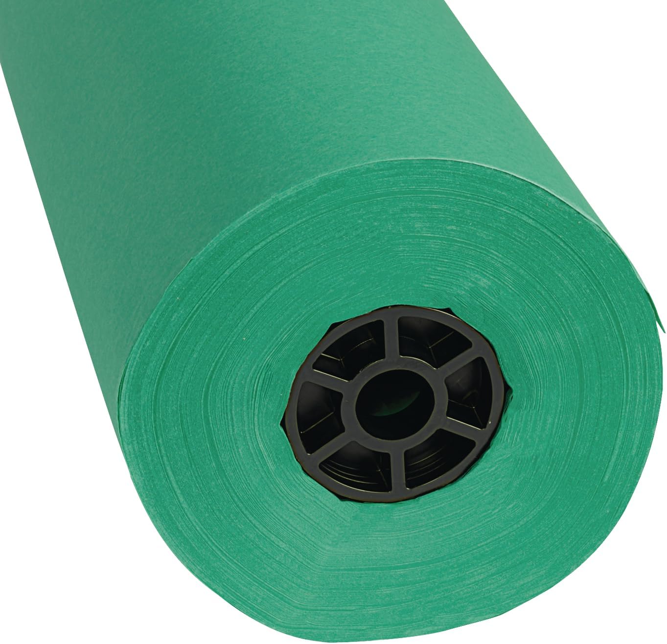 Colorations Dual Surface Paper Roll, Bright Green, 36" x 1000', Textured Paper, Classroom Craft & Art Supplies, Bulletin Board, Gift Wrapping, Chalkboard Wallpaper