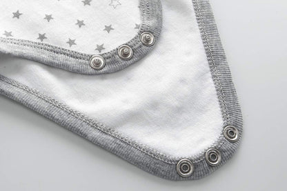 Kiddiezoom Baby Bodysuit Newborn Short Sleeve baby One-Piece Cotton 5-Pack baby clothes