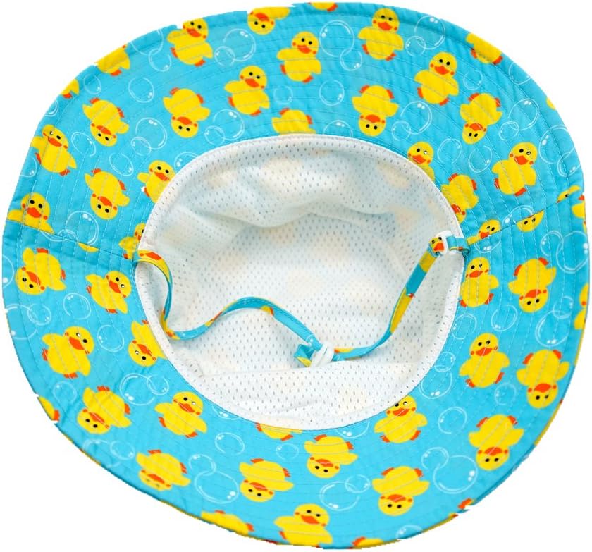 Home Prefer UPF50+ Wide Brim Sun Hat Boys Girls Sun Protection Hat Zoo Beach Swim Safari Bucket Hat for Baby Toddler Kid
