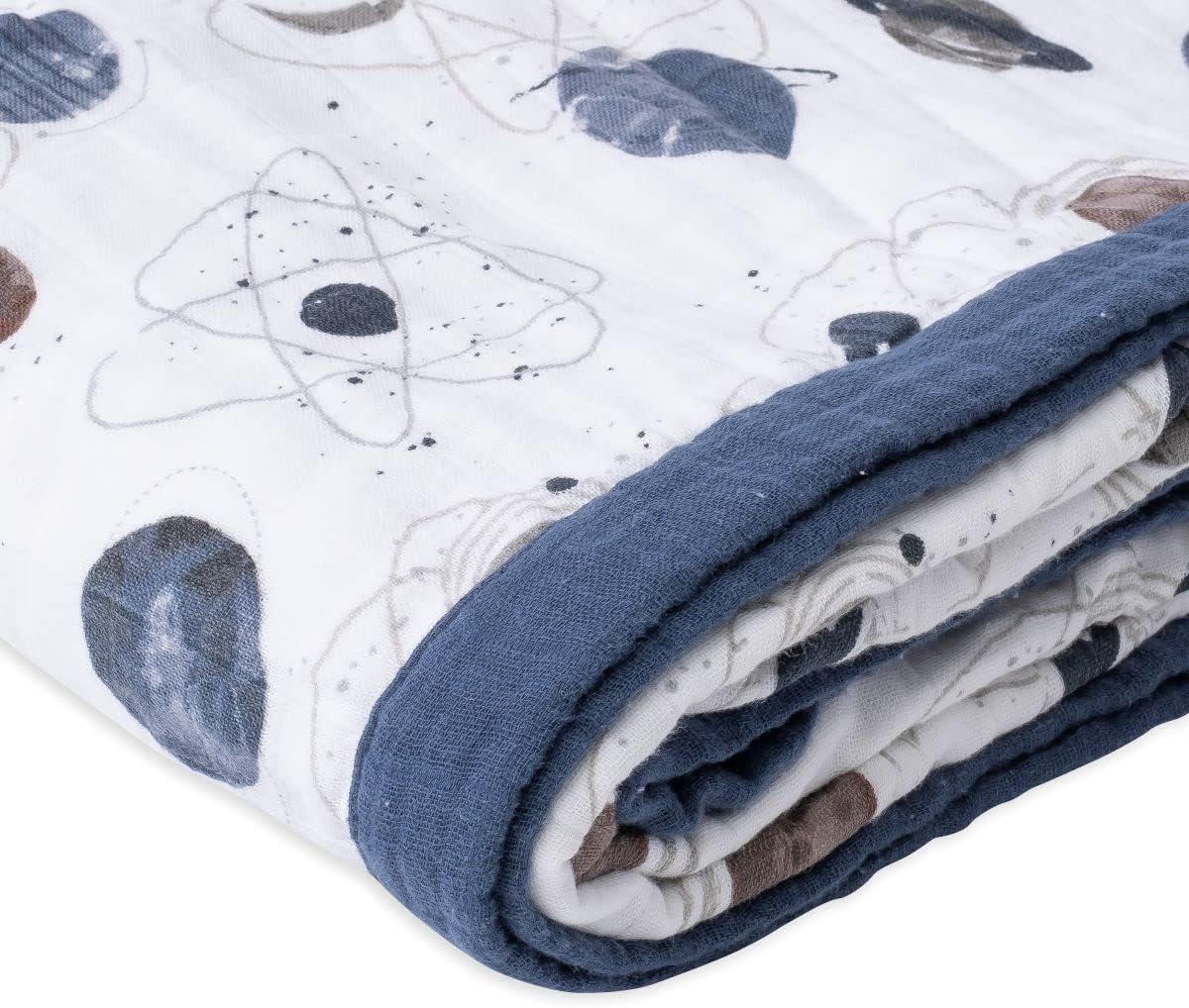 Little Unicorn Premium Quilted Throw | Super Soft, Multi-Layered Muslin XL Blanket| Great for Kids