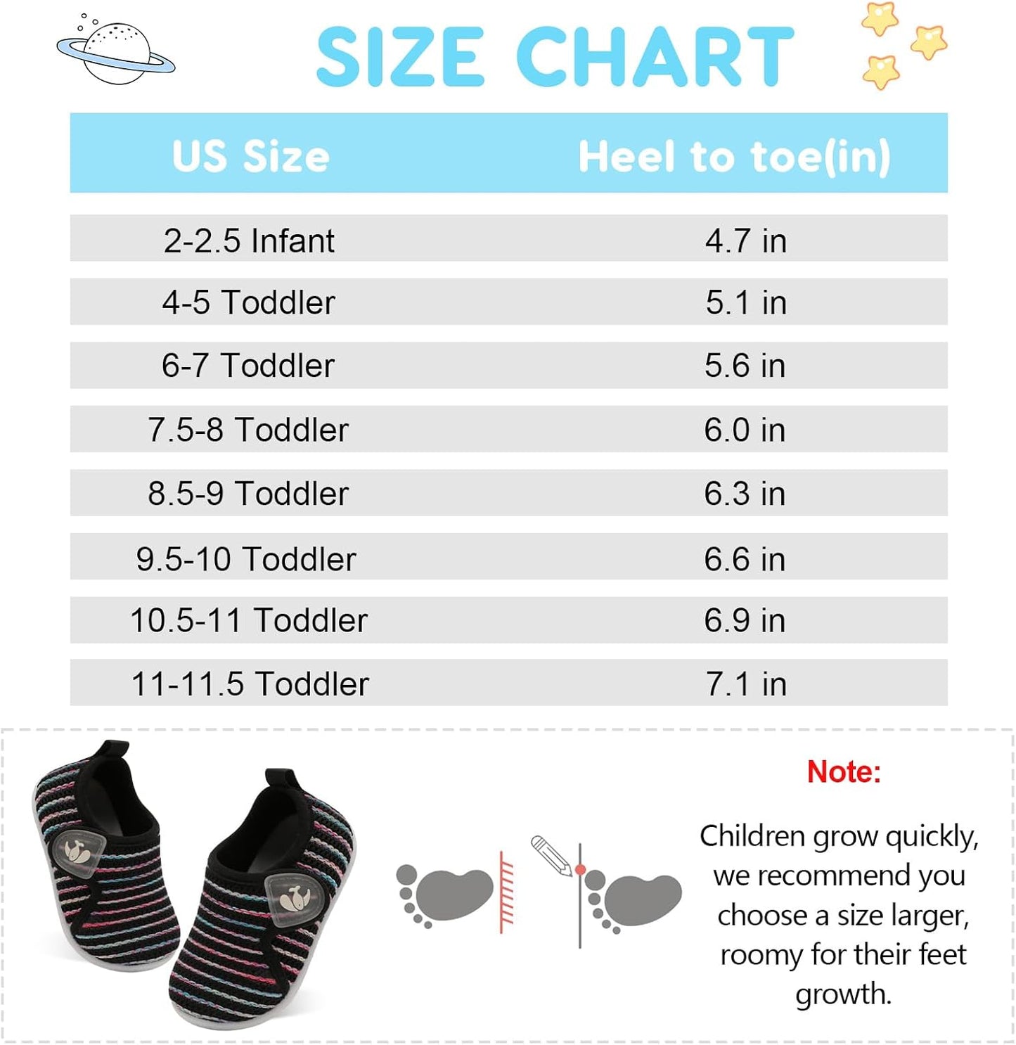 FEETCITY Toddler Walking Shoes Slip On Toddler Shoes Boys Girls Kids Sports Sneakers Casual School Shoes Barefoot Shoes