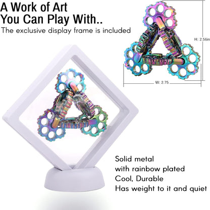 Infinity Roller Fidget Toy, Cool Metal Never Ending Twisting Fidget Toys for Adults, Premium Adults Stress and Anxiety Relief Fidget Toy, Relaxing Hand-Held Fidget Tool, Improve Hand Dexterity