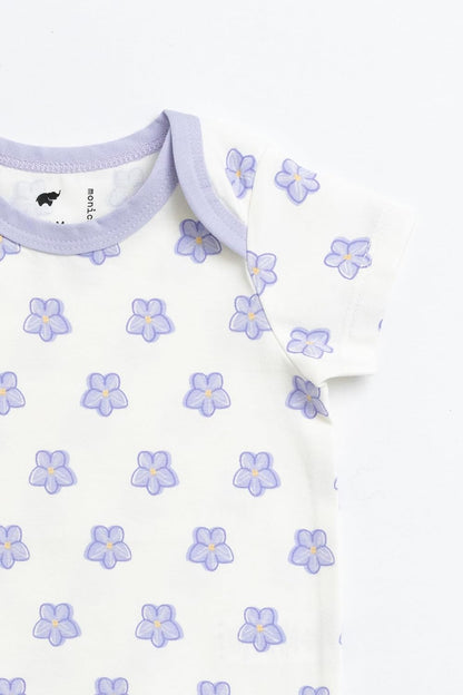 MONICA + ANDY Baby Organic Short Sleeve Jack + Jill Bodysuit