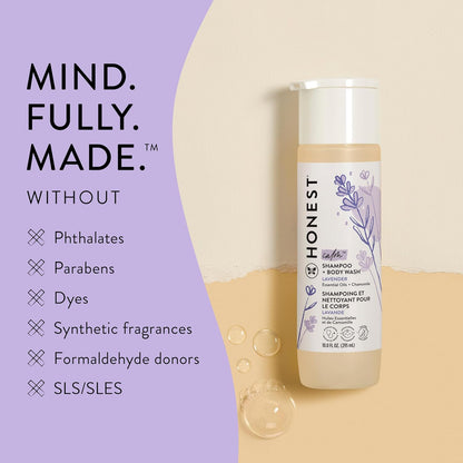 The Honest Company 2-in-1 Cleansing Shampoo + Body Wash | Gentle for Baby | Naturally Derived