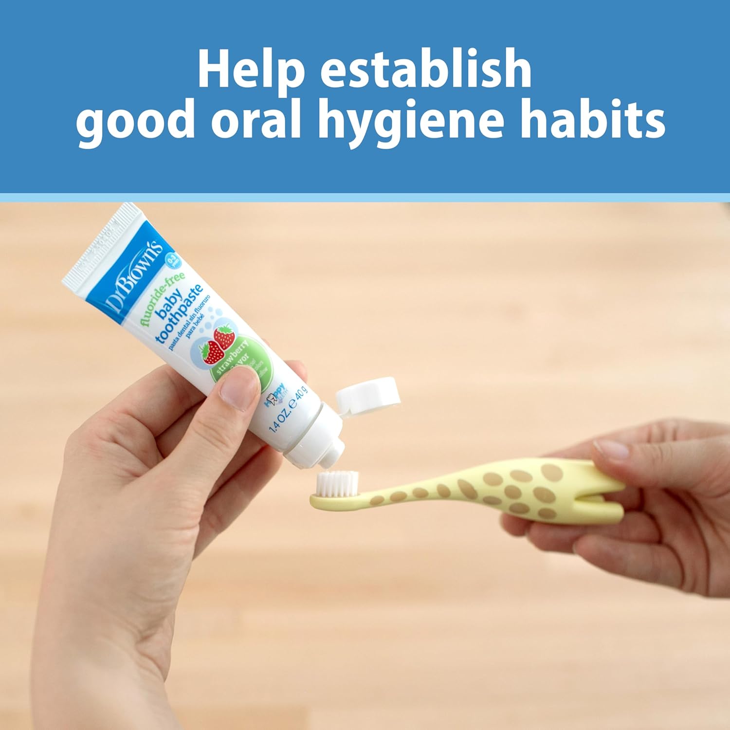 Dr. Brown's Infant-to-Toddler Toothbrush, Giraffe