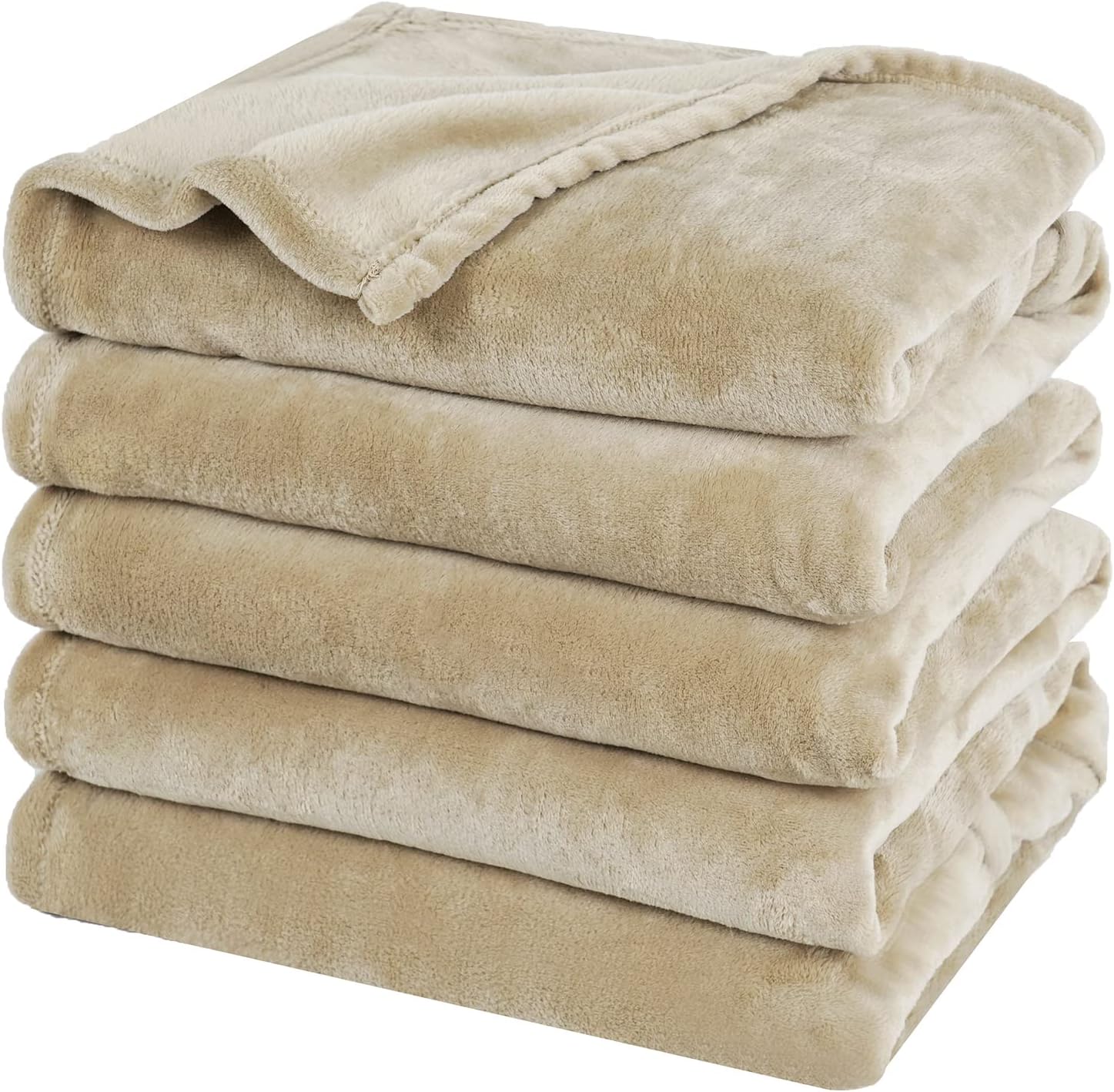 PHF Oversized King Fleece Blanket 120"x120", No Shed No Pilling Big Soft Blanket, Extra Large 10'x