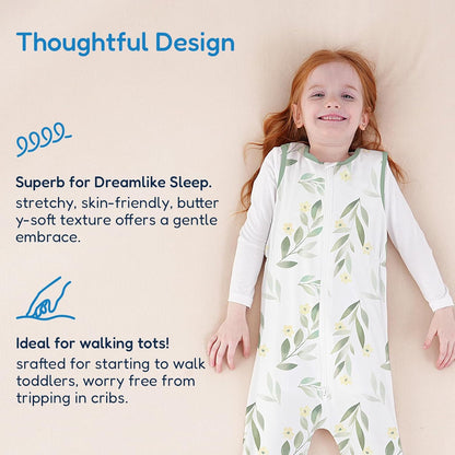 TotAha Toddler Sleep Sack with Legs, 0.5 TOG Light and Soft Baby Sleeping Bag, Walker Sleep Sack
