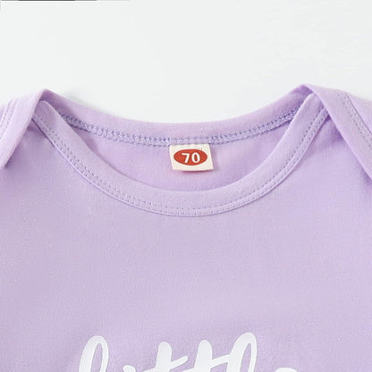 AMAWMW Newborn Baby Girl Little Sister Sleeper Gown Stripe Long Sleeve Nightgown Pajamas Gifts Stuff Essential Outfit