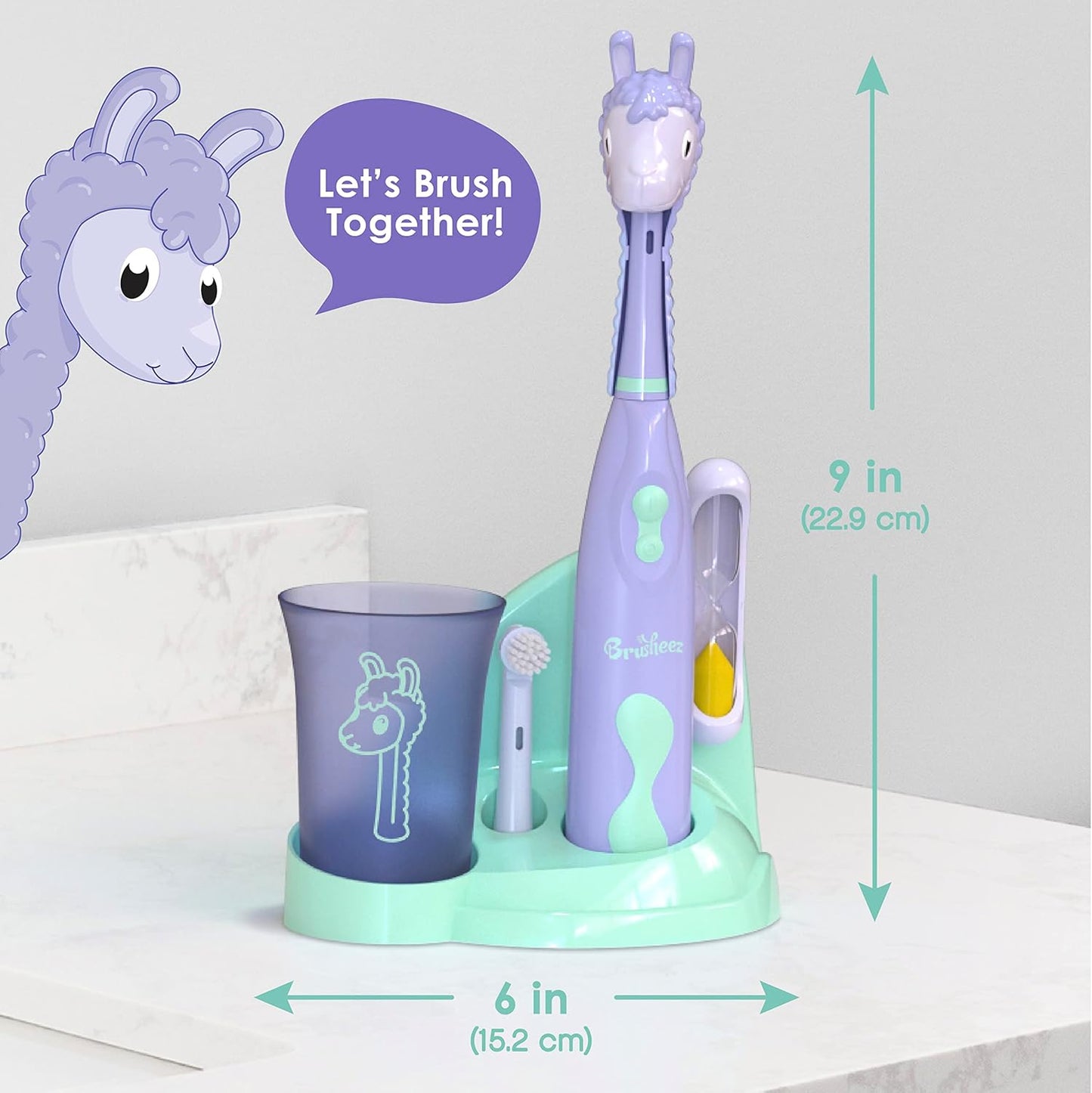 Brusheez Kids’ Electric Toothbrush Set - Safe & Effective for Ages 3+ - Parent Tested & Approved