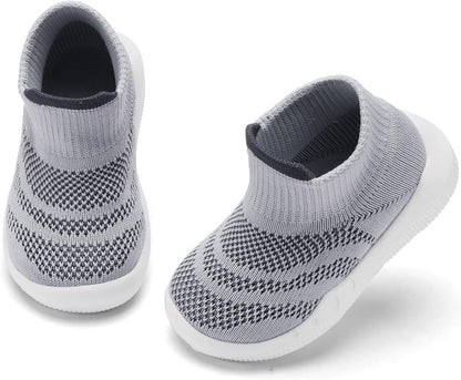 Engtoy Baby Shoes & Socks - Non-Slip Breathable Slippers with Soft Rubber Sole - Baby Boys & Girls Slip On Sneakers