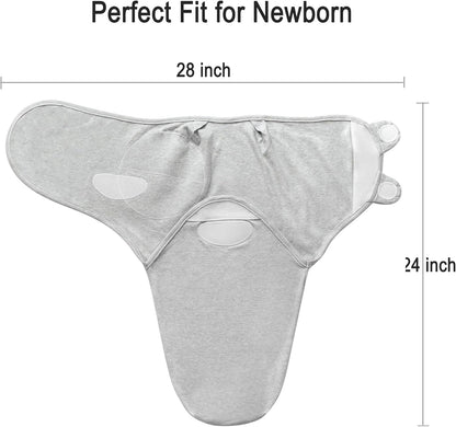 Baby Swaddle Blanket for Boys Girls, 3 Pack Infant Sleep Sacks, 0-6 Months Cotton Newborn Sleeping Bag