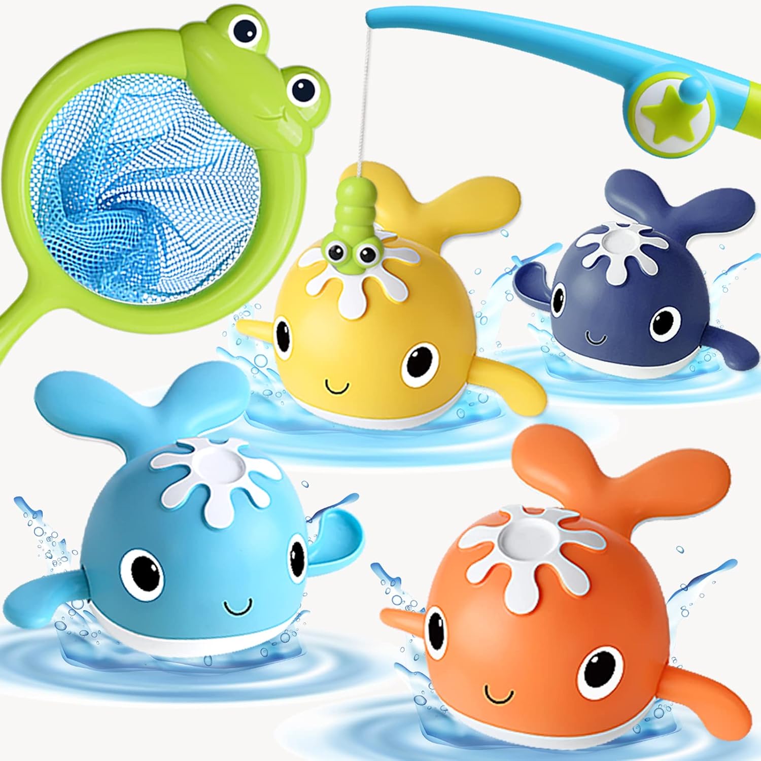 Magnet Fishing Game Bath Baby Toy for 1-3 4-8 Year Old Toddler Boys Girls,Gifts for Kid,Baby