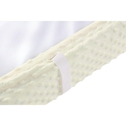 Baby Changing Pad Cover, Super Soft Plush Dot Diaper Changing Table Covers for Baby Girls and Boys, Ultra Comfortable, Safe for Babies, Fit 32"/34'' x 16" Pad (Cream Yellow)