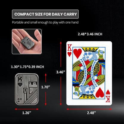 Fidget Slider Toys, Poker Cards Fidget Toy, Sensory Fidget Toys to Relieve Anxiety and Stress, Cool Desk Fidgets Gift for Adults and Teenagers
