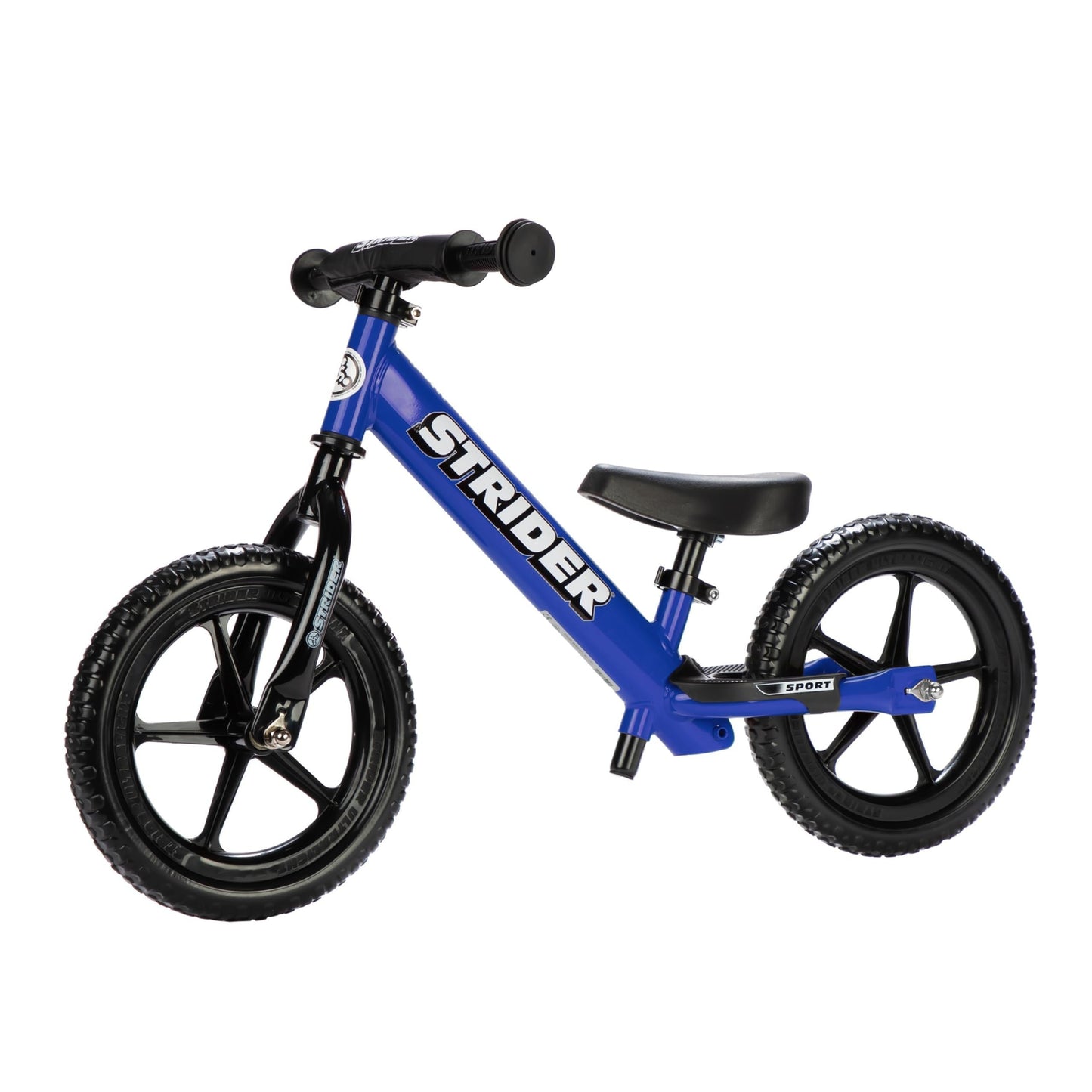 Strider 12 Sport, No Pedal Balance Bike for Kids Ages 1–4 Years, Blue