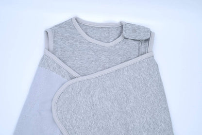 Baby Sleep Sack Swaddle,Adjustable Wearable Baby Sleep Sack XL,Miracle Swaddles for Babies Large,100% Cotton,6-12 Months(Gray)
