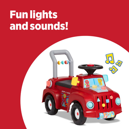 Radio Flyer Tinker Truck, for Toddlers 1-3, Toddler Ride On Toys