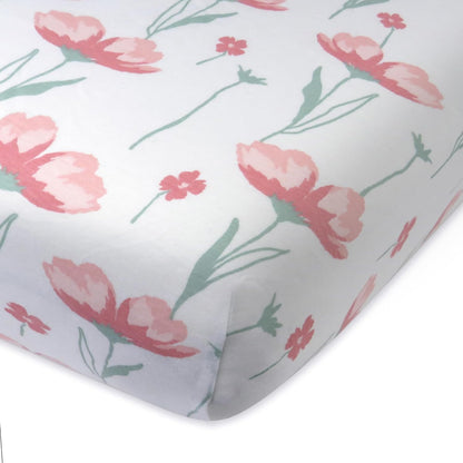 HonestBaby Unisex-Baby Fitted Crib Sheets Set Standard Mattress, 100% Organic Cotton Baby Boys