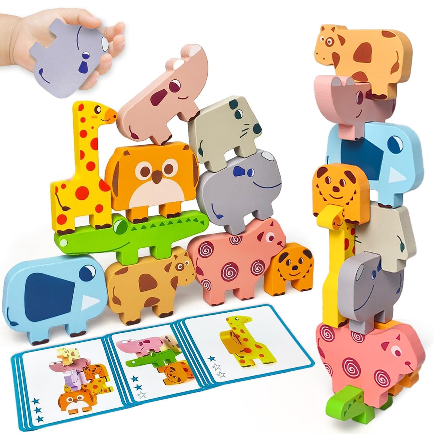 Vaiheng Toys for Toddlers 1-3, Montessori Toys for 1 2 3 4 Year Old Boys & Girls, Toy Age 2-4 0-2