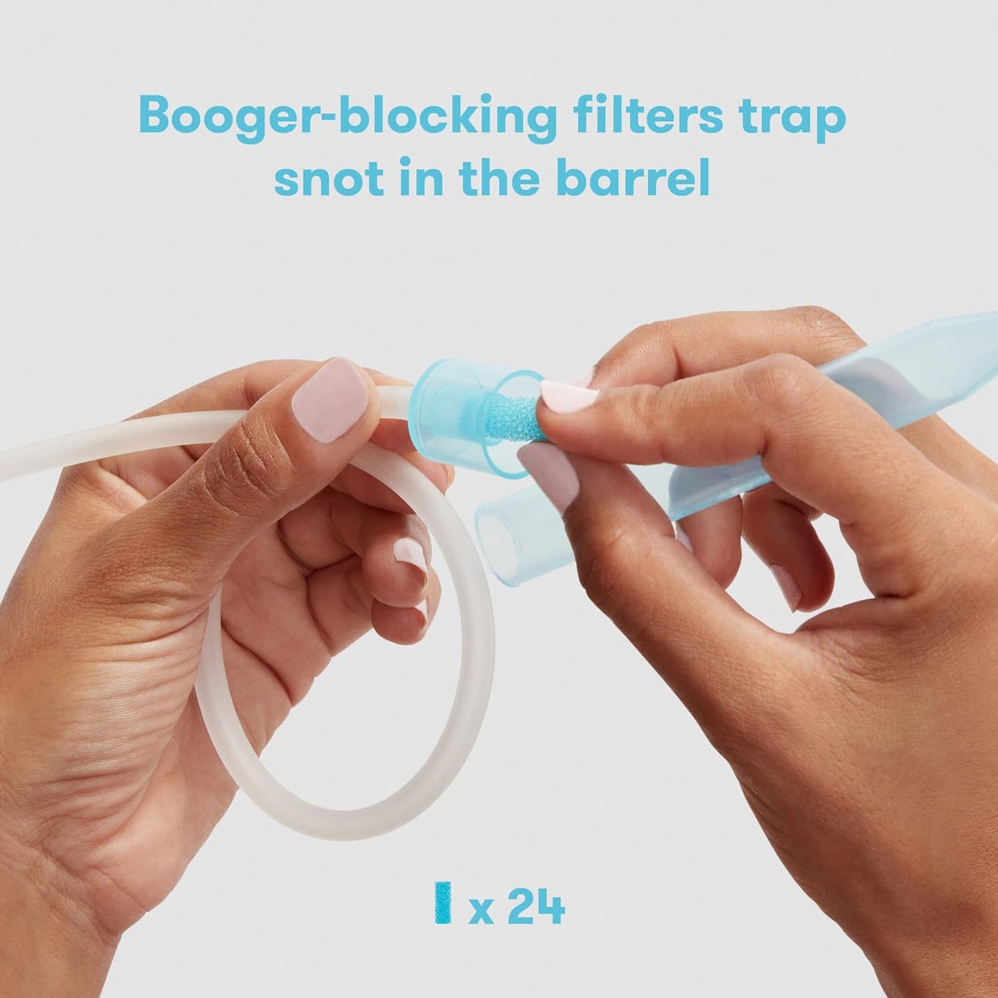 Frida Baby NoseFrida SnotSucker for Baby, Nasal Aspirator for Baby, Nose Sucker Baby Nasal
