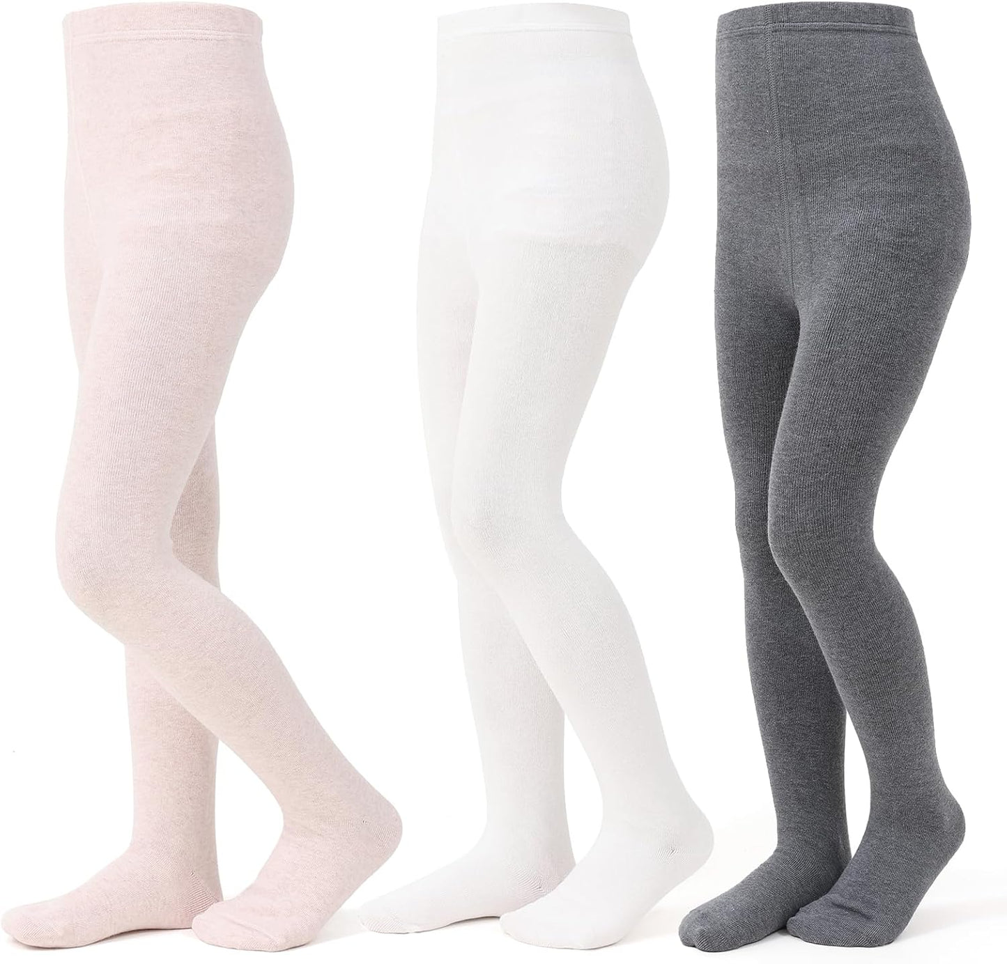 Baby Girl Tights Thick Knit Leggings Stockings Cotton Pantyhose for Newborn Infant Toddler 3/4/5/6 Pack