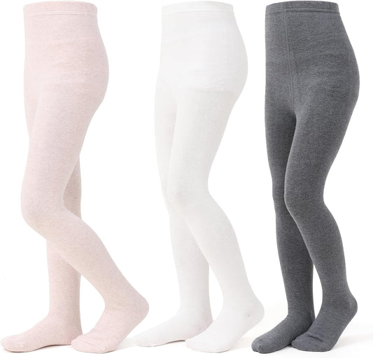 Baby Girl Tights Thick Knit Leggings Stockings Cotton Pantyhose for Newborn Infant Toddler 3/4/5/6 Pack
