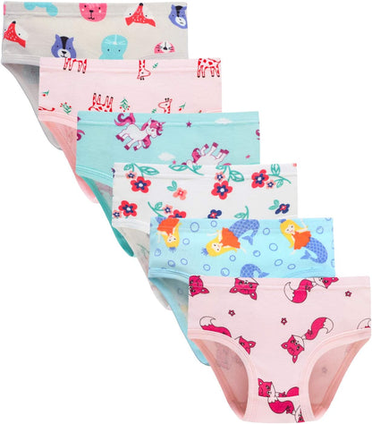 Hahan Girls Soft Panties Toddler Girls Cotton Underwear Kids Briefs