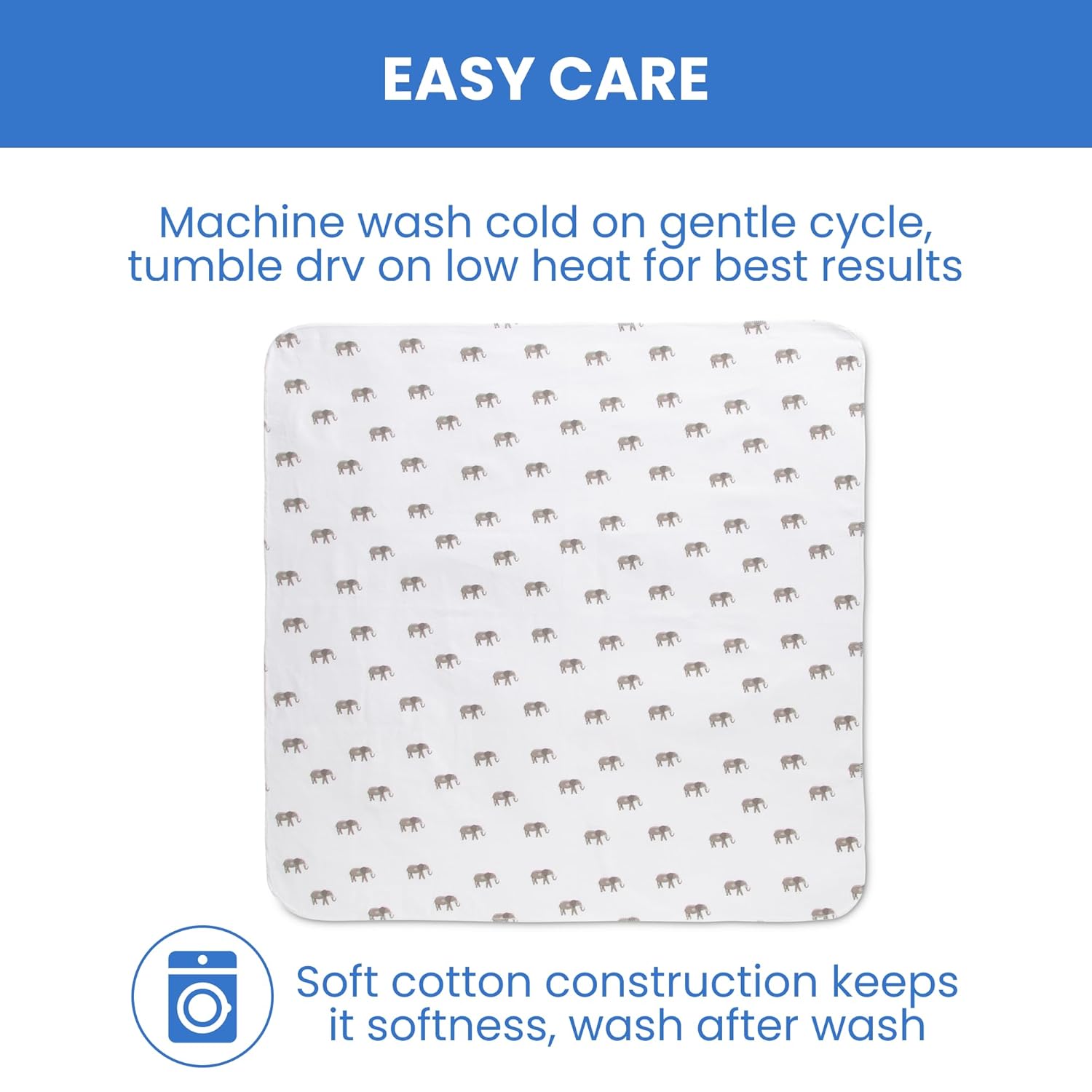 Delta Children 100% Cotton Flannel Baby Receiving Blankets for Girls and Boys – 30x30 Inches (Pack