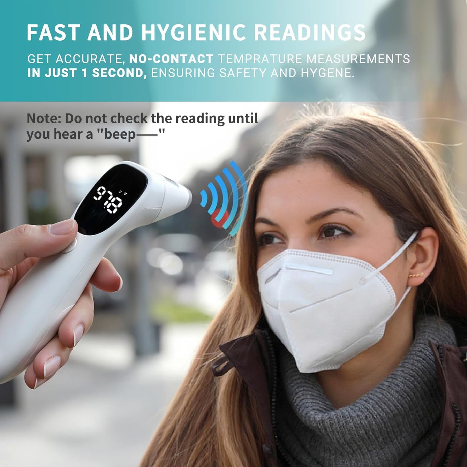 Dual Mode Thermometer for Adults, Kids, and Babies – Infrared Digital Forehead and Ear Thermometer
