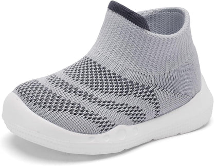 Engtoy Baby Shoes & Socks - Non-Slip Breathable Slippers with Soft Rubber Sole - Baby Boys & Girls Slip On Sneakers