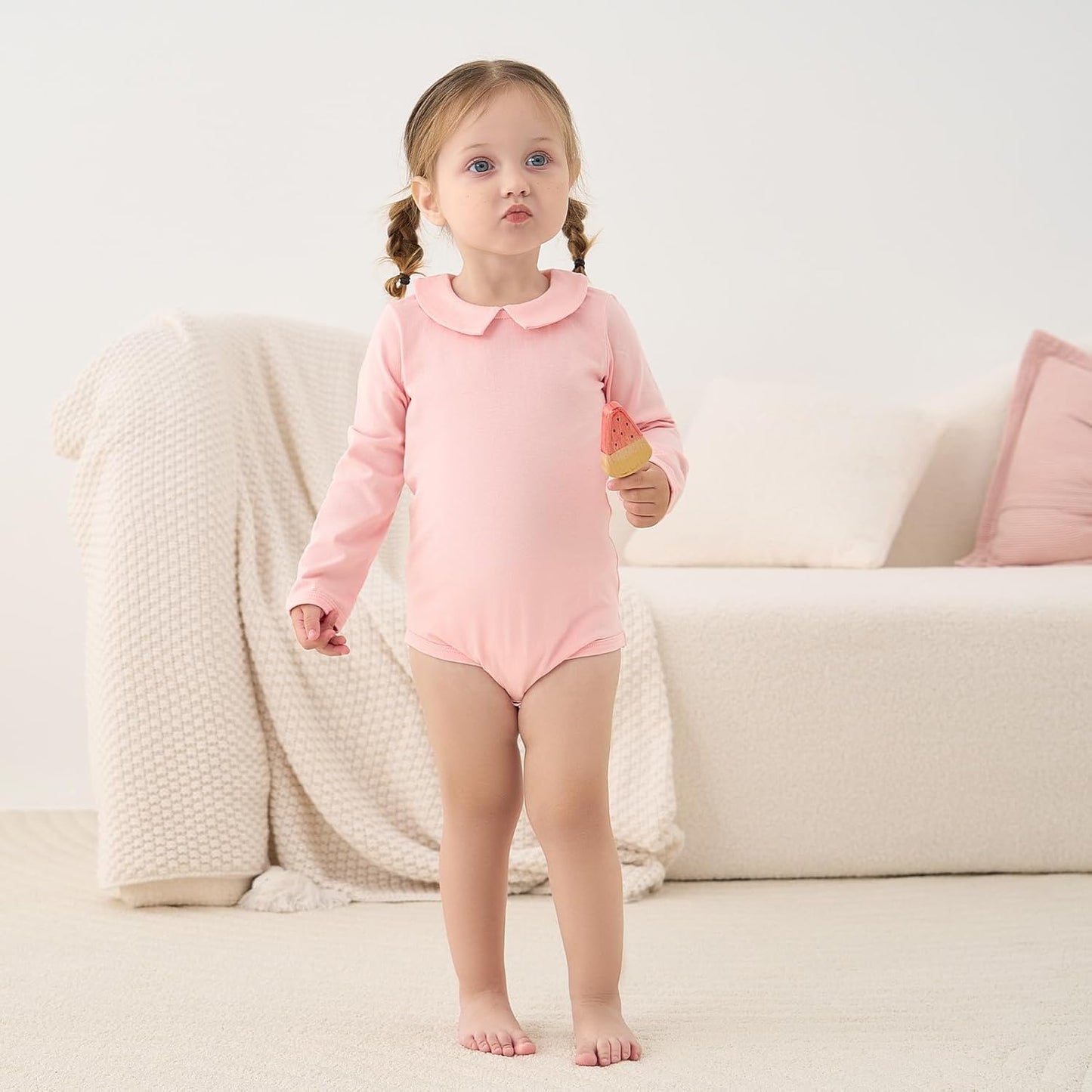 pureborn Baby Boys Girls Bodysuit Super Soft Cotton Romper 0-24 Months