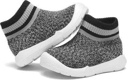 Engtoy Baby Shoes & Socks - Non-Slip Breathable Slippers with Soft Rubber Sole - Baby Boys & Girls Slip On Sneakers