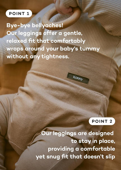 Konny Soft Modal High Waist Leggings 4P-Set (6-18M)