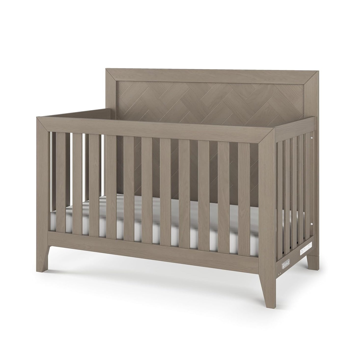 Child Craft Kieran 4-in-1 Convertible Crib, Baby Crib Converts to Day Bed, Toddler Bed and Full