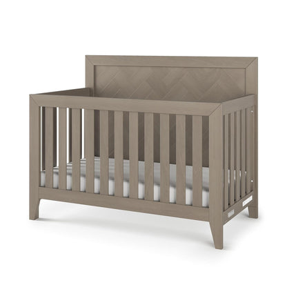 Child Craft Kieran 4-in-1 Convertible Crib, Baby Crib Converts to Day Bed, Toddler Bed and Full