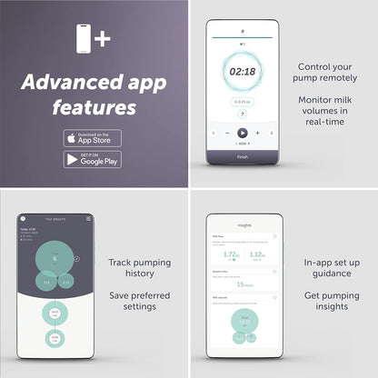 Elvie - Single, Wearable Breast Pump w/App - The Smallest & Quietest - Portable - Hands Free &