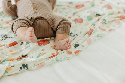 Copper Pearl Baby Swaddle Blanket - Premium Knit Baby Blanket, Large Soft Stretchy Receiving