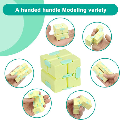 Infinitycube Fidget Toy Stress Relieving Fidgeting Game for Kids and Adults,Cute Pocket-sized
