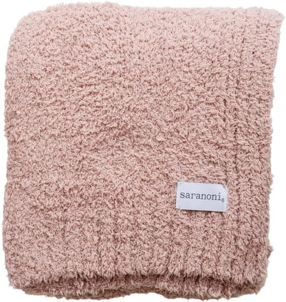 SARANONI Bamboni Luxury Baby Blanket | Plush Blanket for Infant Boys & Girls | Receiving Blanket