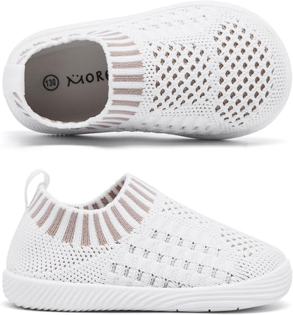 MORENDL Baby Toddler Walking Socks Non-Slip Breathable Unisex Casual Sneakers