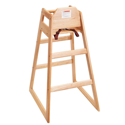 Seating Ready-to-Assemble Restaurant Wood Bar Height High Chair, Baby Highchairs, Durable Dining