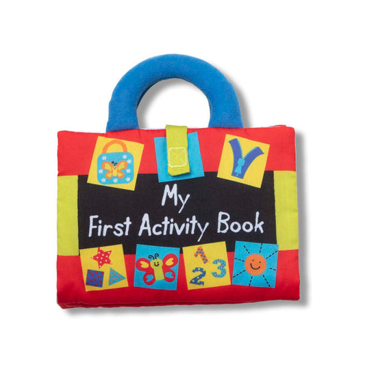 Melissa & Doug K’s Kids My First Activity Book 8-Page Soft Book for Babies and Toddlers Early