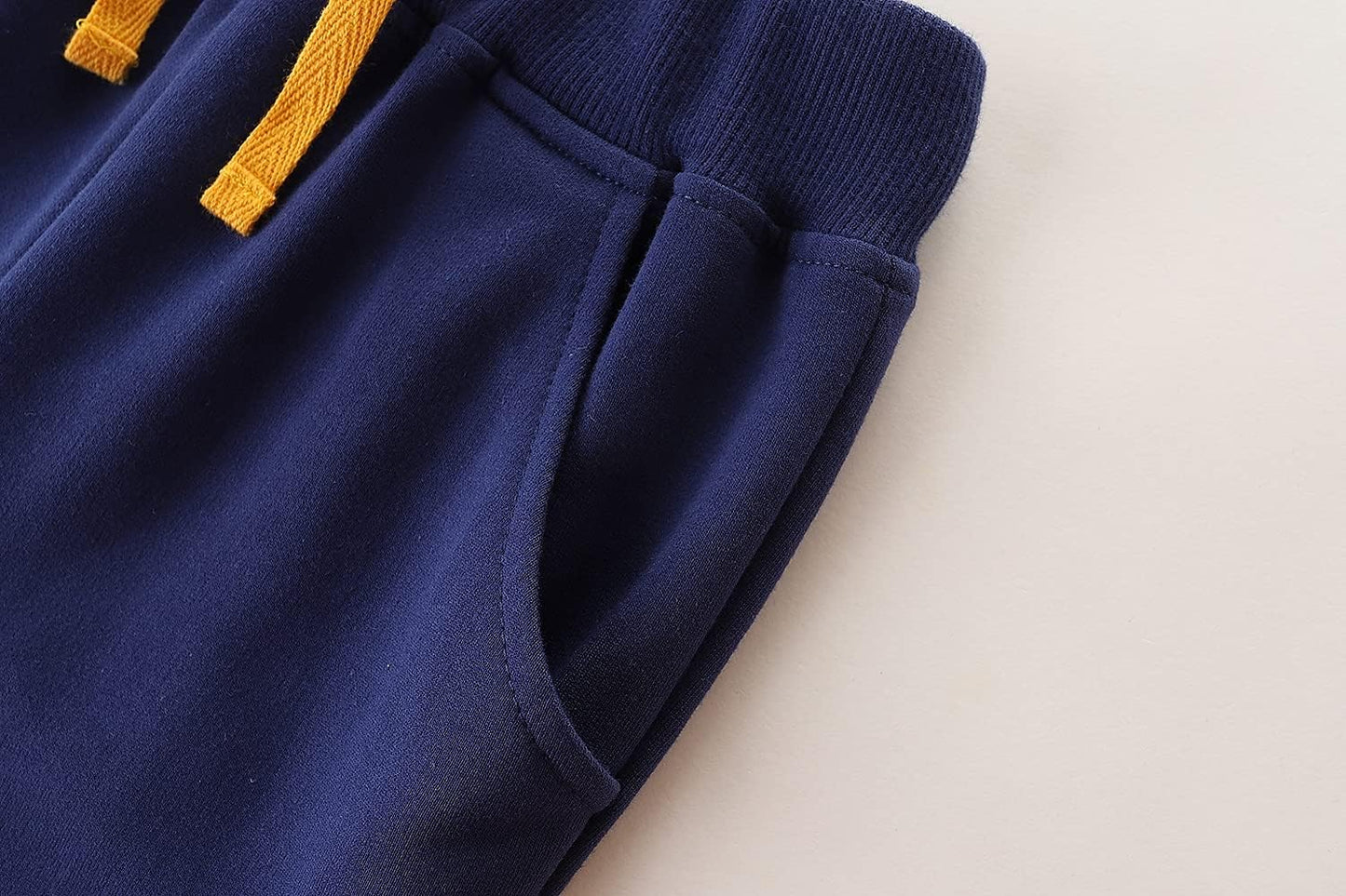 Bumeex Baby and Toddler Boys' 2-Pack Pull on French Terry Pants 1-7Y