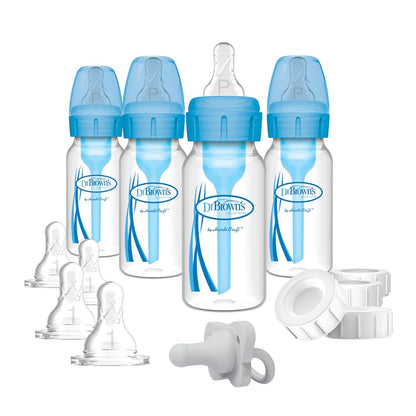Dr. Brown's Natural Flow Anti-Colic Options+ Narrow Breast to Bottle Pump & Store Feeding Set with